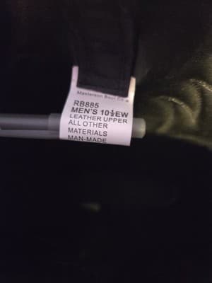 Masterson Boot Company RB885 Men’s 10.5EW Black With Silver Tips Western Cowboy - Thumbnail 4