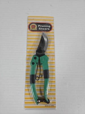 Fierce Tiger Pruning Shears 7 Inches #G-190 Carbon Steel Straight - Image 1
