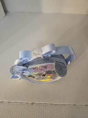 NIB Girls Panda Crossbody Bag and Hair Accessories Set Clips Bows and Bands - Thumbnail 8