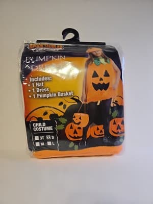 Spooktacular Creations Pumpkin Costume For Kids Size S - Image 1