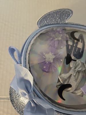 NIB Girls Panda Crossbody Bag and Hair Accessories Set Clips Bows and Bands - Thumbnail 6