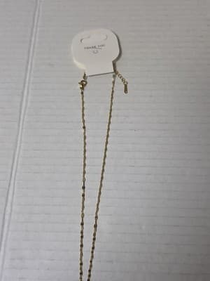 18k Gold Plated Butterfly Heart Shaped CZ Diamond Necklace For Mom NEW - Thumbnail 5