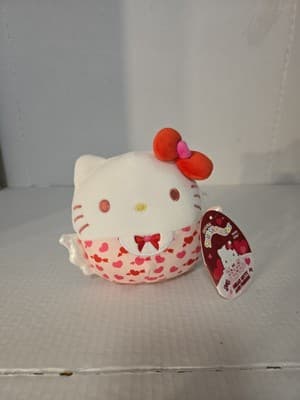 Hello Kitty Squishmallow Valentines Day 2025 Hearts Jazwares 5 Inch Plush - Image 1
