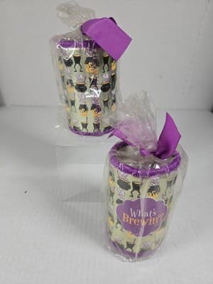2 Pack Halloween Beverage Can Cover NEW - Thumbnail 2