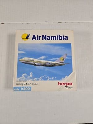 Herpa Wings Air Namibia Boeing 747SP Etosha 1:500 Scale - Thumbnail 9