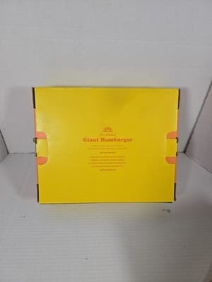 Giant Burger Pool Float 3 Pieces - Sun Squad Pool Toy Hamburger Fun Floatie Toy - Thumbnail 2