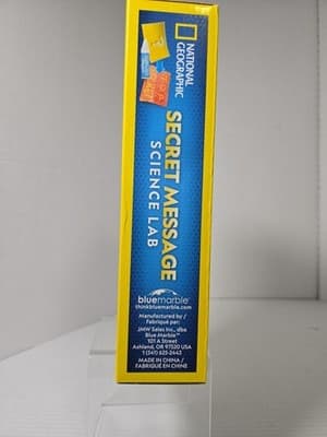 National Geographic SECRET MESSAGE SCIENCE LAB Science Kit STEM New - Thumbnail 4