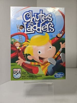 Chutes and Ladders Board Game Hasbro Family Sealed New In Box Kids 2013 Classic - Image 1
