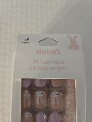 Claire's Press on Coffin Nails 24 Faux Nails NEW - Thumbnail 3