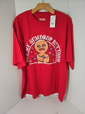 Shrek Novelty Christmas Tee 2XL NOT MY GUMDROP BUTTONS - Image 1