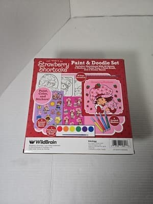 Strawberry Shortcake Set Paint and Doodle Set, Scented Stickers, New - Thumbnail 2