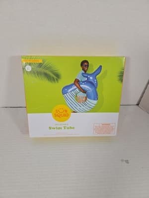 Sun Squad Inflatable Swim Tube-Whale - Image 1