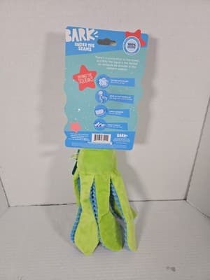 Bark Box Under The Seams Billy The Squid Dog Toy - New With Tags - Thumbnail 2