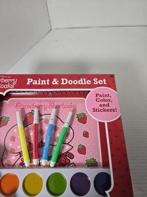 Strawberry Shortcake Set Paint and Doodle Set, Scented Stickers, New - Thumbnail 6