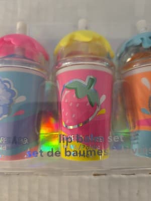 Claire's Club 3 Pack Lip Balm Set NEW - Thumbnail 4