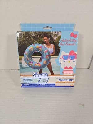 Hello Kitty and Friends Swim Tube Pool Float, Inflatable Pool Toys, Swimming New - Image 1