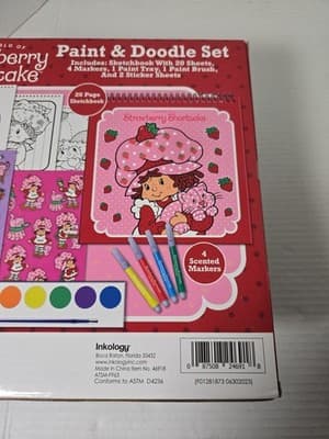 Strawberry Shortcake Set Paint and Doodle Set, Scented Stickers, New - Thumbnail 4