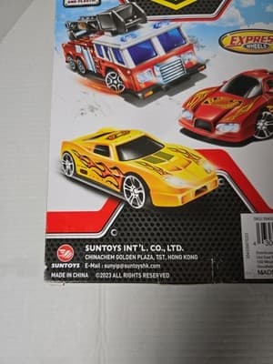 Suntoys Express Wheels 10 Pack Diecast Metal & Plastic Cars and Trucks Set - Thumbnail 3
