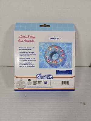 Hello Kitty and Friends Swim Tube Pool Float, Inflatable Pool Toys, Swimming New - Thumbnail 2