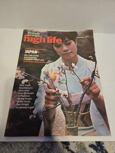 Concorde British Airways Passenger Inflight Magazine November 1978 high life - Image 1