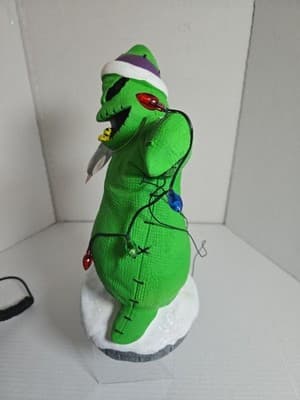 NEW Disney The Nightmare Before Christmas Oogie Boogie Light-Up Garden Statue - Thumbnail 3