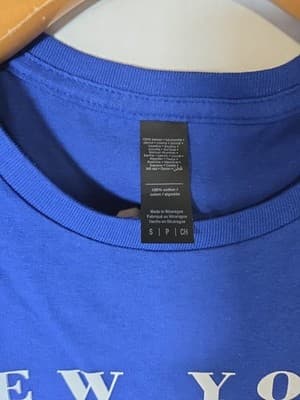 CSA Official MLB New York Mets Blue Unisex T-Shirt Short Sleeve Shirt Sz S - Thumbnail 3