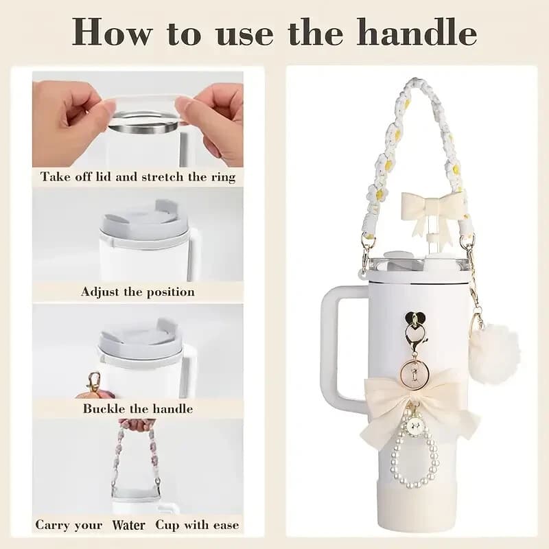 Stanley Cup/Tumbler 7PCS Stanley Cup Accessories Set for 40Oz & 30Oz NEW - Thumbnail 4