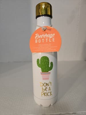 17oz Insulated Stainless Steel Beverage Bottle "Don't be A Prick" NEW - Thumbnail 2