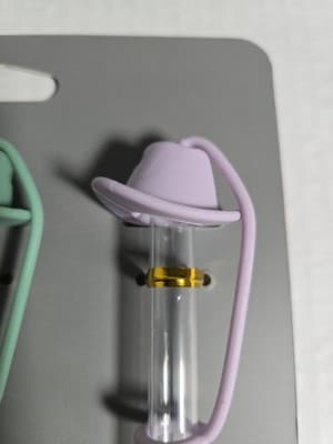 Set of 3 Tumbler Straw Toppers With Reusable Straws For 30/40oz Stanleys NEW - Thumbnail 4