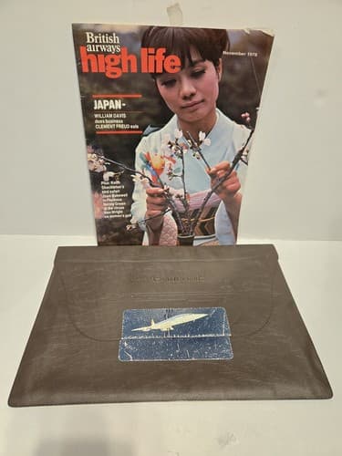 Concorde British Airways Passenger Inflight Magazine November 1978 high life - Thumbnail 2