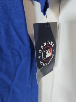 CSA Official MLB New York Mets Blue Unisex T-Shirt Short Sleeve Shirt Sz S - Thumbnail 4