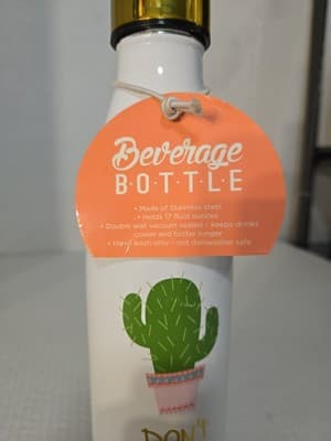 17oz Insulated Stainless Steel Beverage Bottle "Don't be A Prick" NEW - Thumbnail 3