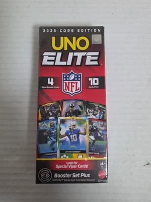 UNO Elite NFL 2025 Core Edition Football Booster Set - Image 1