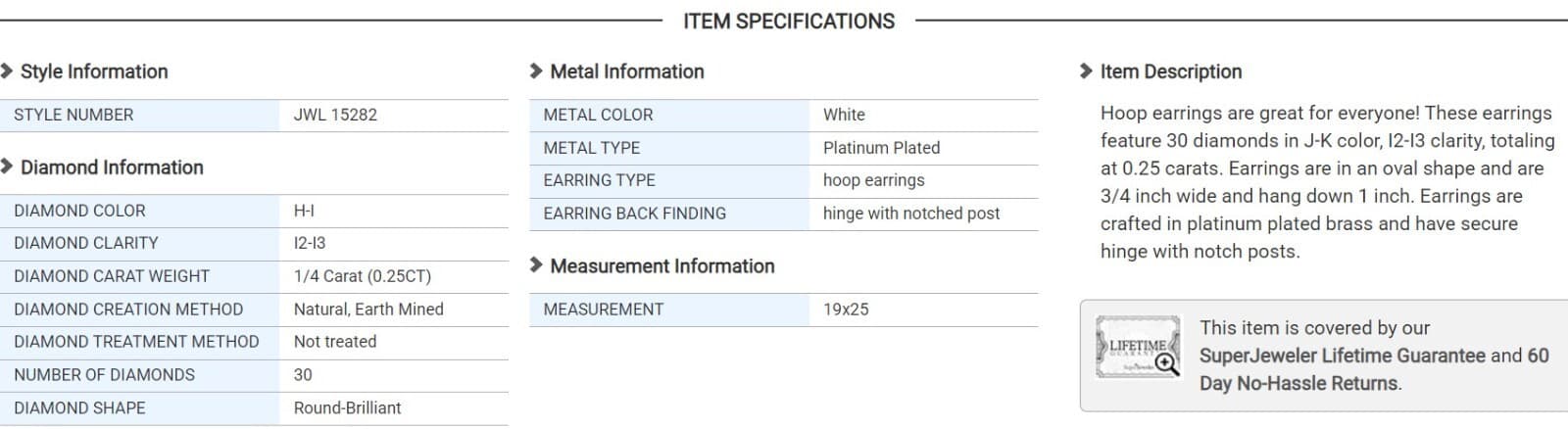 1/4ct Diamond Oval Hoop Earrings. Amazing Oval Shaped Style! - Thumbnail 6