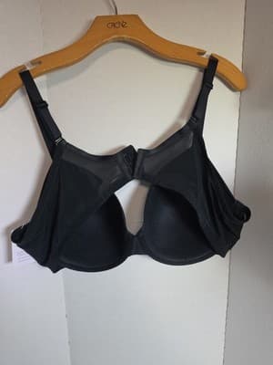 Auden Size 42C Black Bra Smooth Demi Coverage Comfort Wire Lightly Lined - Thumbnail 6