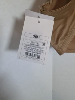 Auden Light Lift Comfort Wire Demi Coverage Bra 36D Padded Adjustable Straps - Thumbnail 10