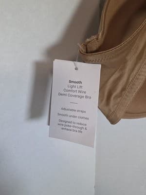 Auden Light Lift Comfort Wire Demi Coverage Bra 36D Padded Adjustable Straps - Thumbnail 9