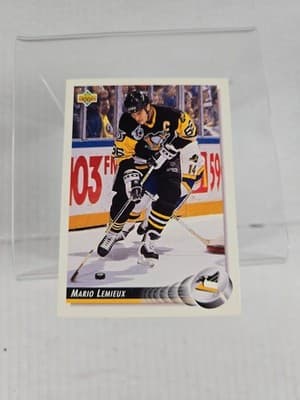 1992-93 Upper Deck Penguins Hockey Card #26 Mario Lemieux - Image 1