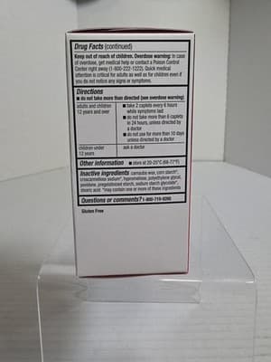 Good Sense Extra Strength Pain Relief, Acetaminophen Caplets, 500 Mg, 100 Count - Thumbnail 4