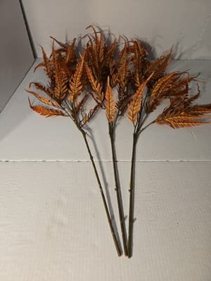 Nearly Natural Indoor/Outdoor Autumn Boston Fern Artificial Plant (Set of 3) NEW - Thumbnail 3