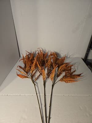 Nearly Natural Indoor/Outdoor Autumn Boston Fern Artificial Plant (Set of 3) NEW - Thumbnail 2