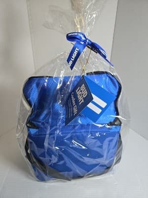 Bud Light Cooler Gift Including 2 Plastic Cups And Snyder's Pretzel Pieces NEW - Thumbnail 5