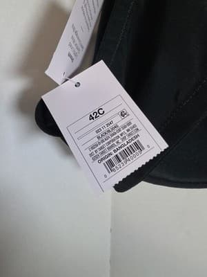 Auden Size 42C Black Bra Smooth Demi Coverage Comfort Wire Lightly Lined - Thumbnail 11