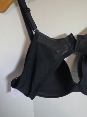 Auden Size 42C Black Bra Smooth Demi Coverage Comfort Wire Lightly Lined - Thumbnail 8