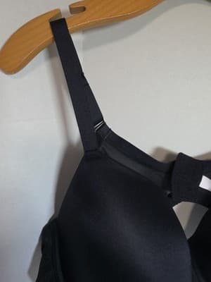 Auden Size 42C Black Bra Smooth Demi Coverage Comfort Wire Lightly Lined - Thumbnail 2