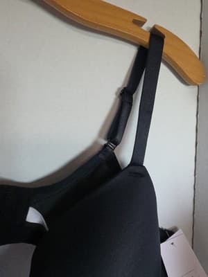 Auden Size 42C Black Bra Smooth Demi Coverage Comfort Wire Lightly Lined - Thumbnail 3