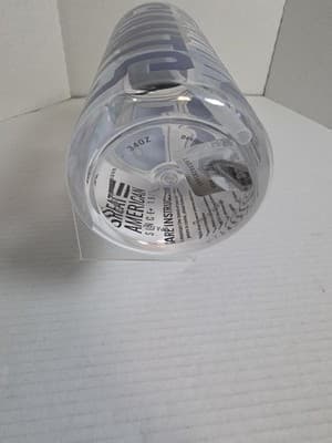 New York Giants NFL Team Logo Clear Plastic Water Bottle with Black Lid NEW - Thumbnail 6