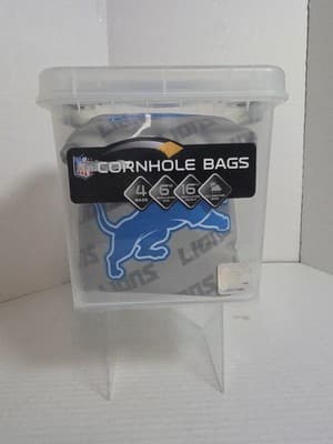 YouTheFan NFL Cornhole Bags 4PK Detroit Lions Design New - Image 1