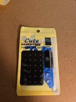 Silicone Suction Cup Back Peel & Stick On Surface Grip Holder For Phone & Case - Image 1