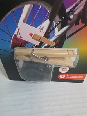 NEW! BRIGHTZ Bike Noisemaker w/ 3 Spoke Cards & DURABLE Clamp - Thumbnail 5